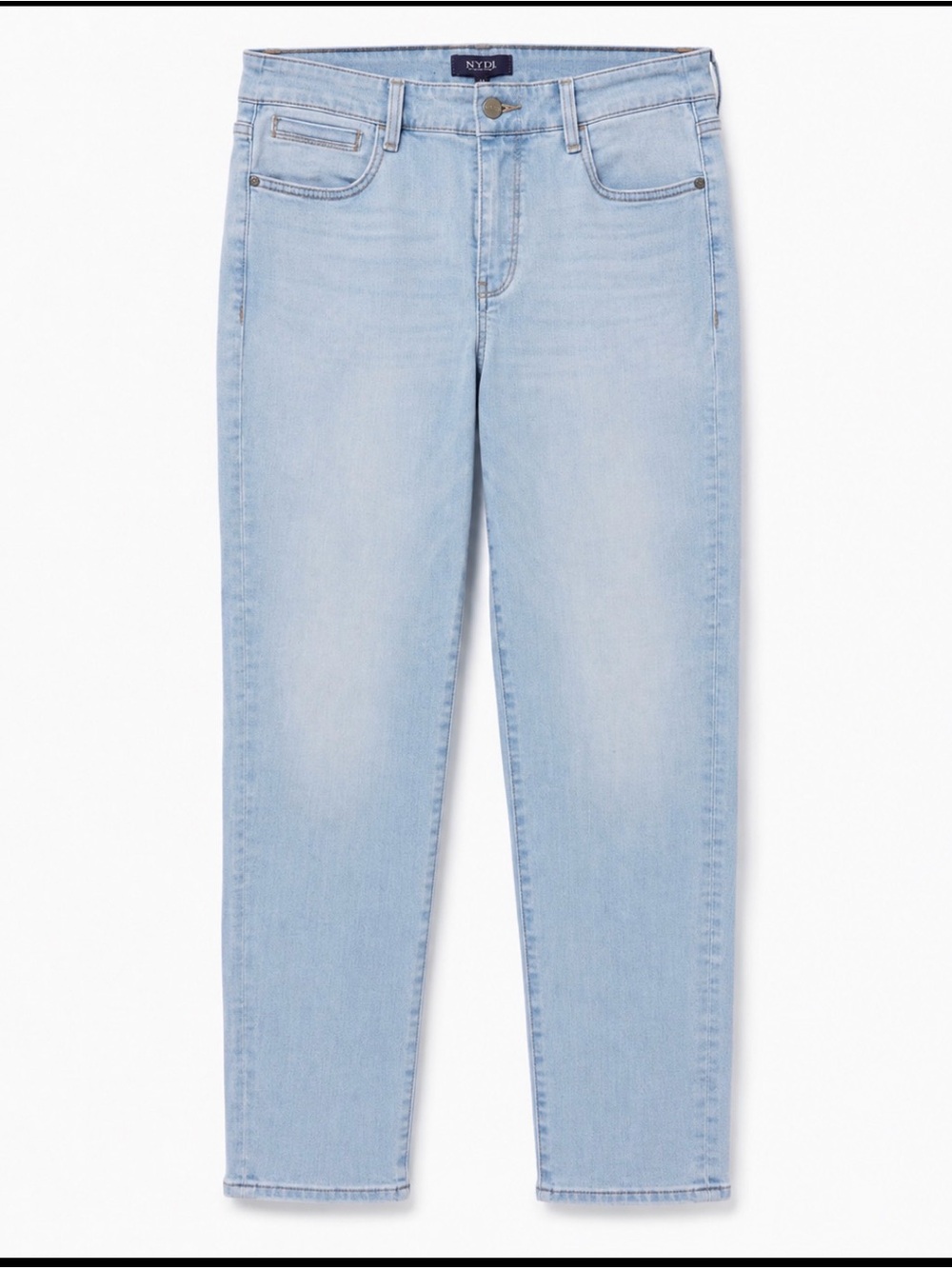 NYDJ Girlfriend Light Wash Jeans Size 10 Lift Tuck Technology